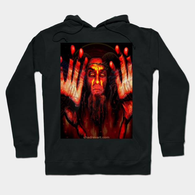 RED ON YOU Hoodie by Chad Rev Art